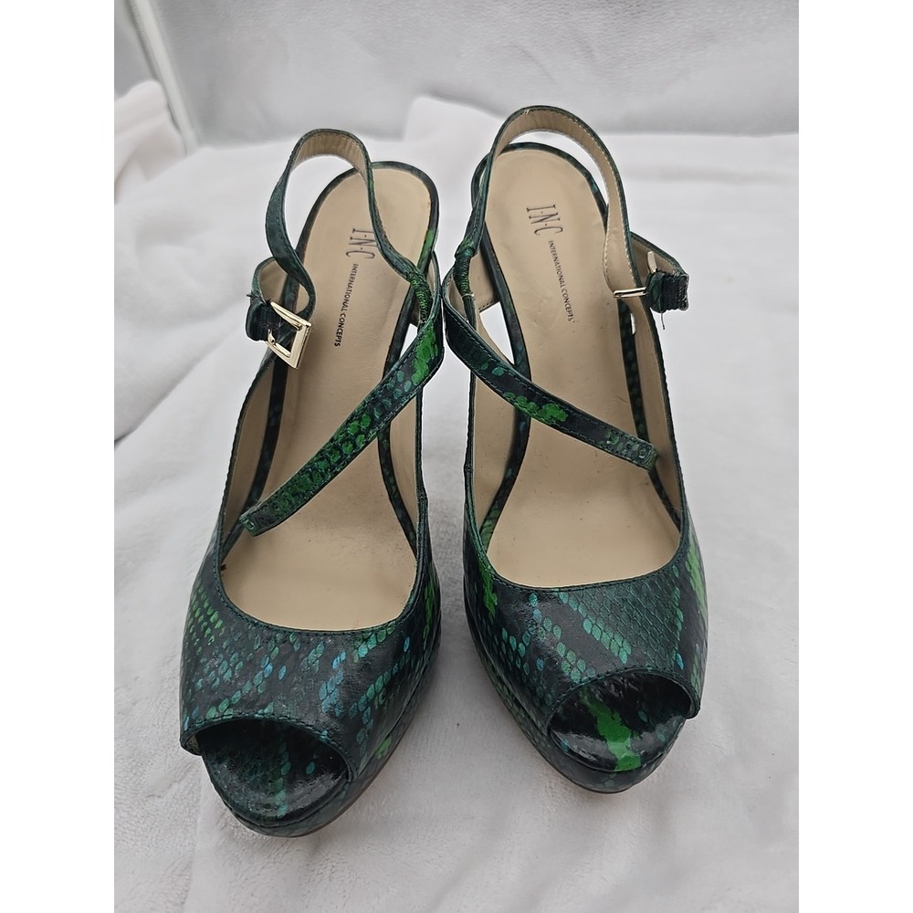 INC International Concept Women‎ Sandal 7M -  Marielagn2 Amazon Green